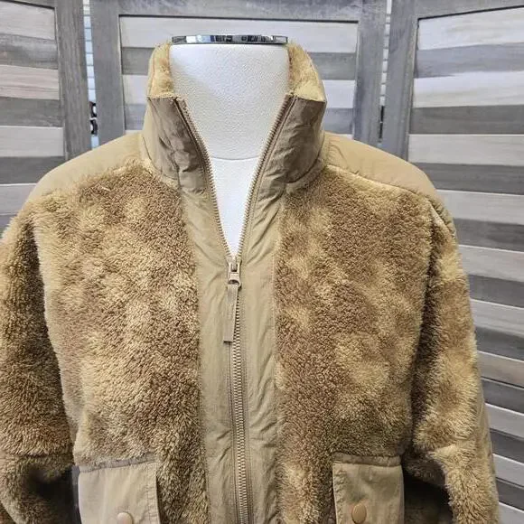 Women's Printed High Pile Fleece Jacket | JoyLab | X Small - Picture 5 of 12